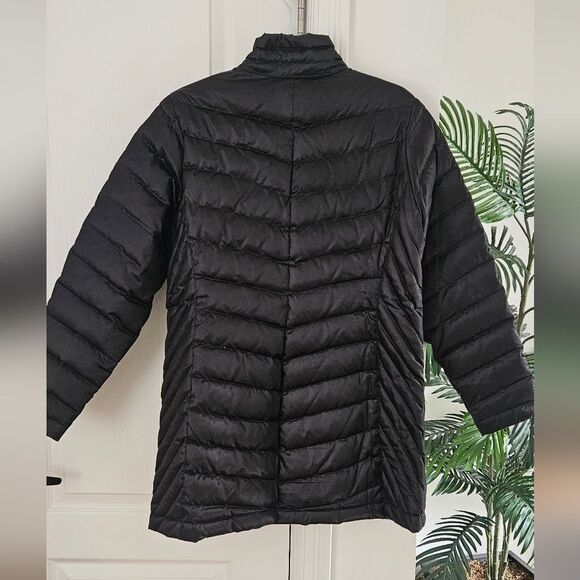 Eddie Bauer Down Women's Black Puffer Coat - Picture 3 of 7